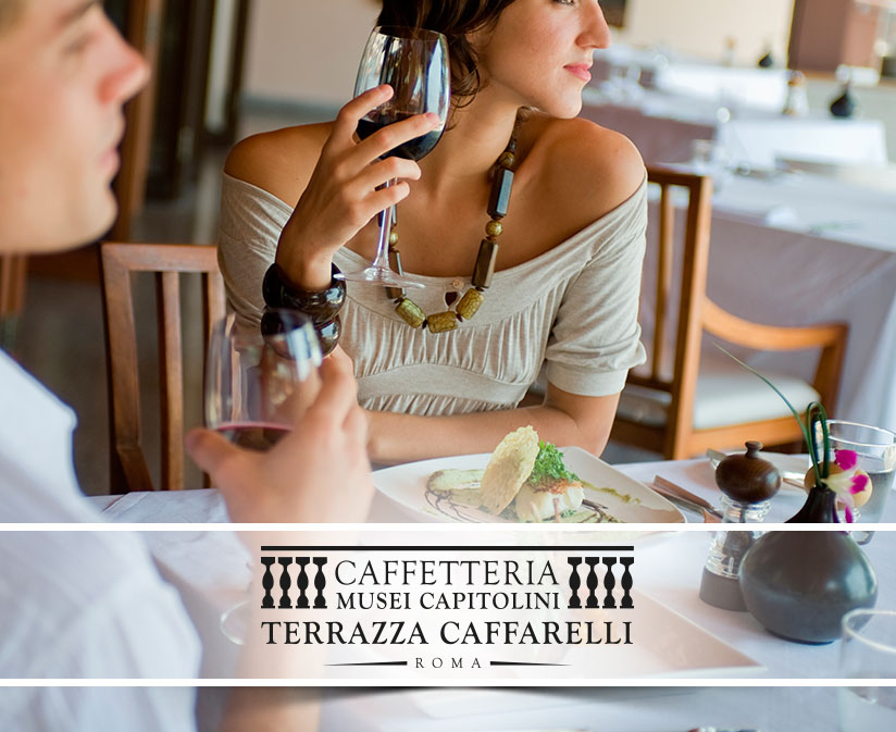 Una pausa pranzo o una pausa caffè a Roma con ampia scelta e vista panoramica