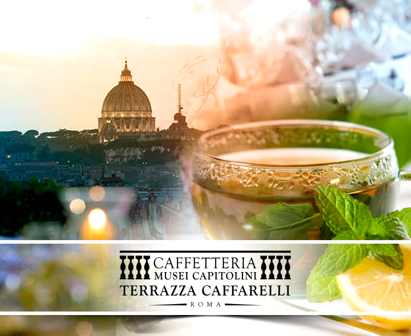 Vieni a gustare i té di Terrazza Caffarelli.